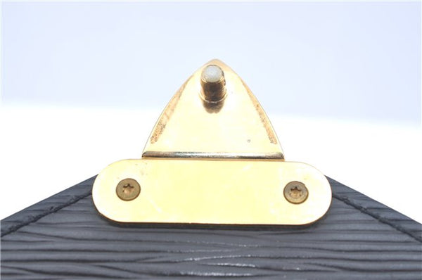 Authentic Louis Vuitton Epi Serviette Ambassadeur Black M54412 Briefcase J9639