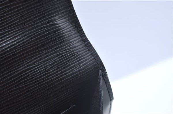 Authentic Louis Vuitton Epi Serviette Ambassadeur Black M54412 Briefcase J9639