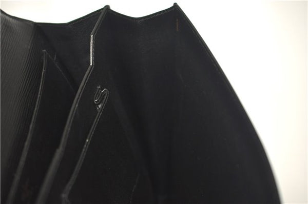 Authentic Louis Vuitton Epi Serviette Ambassadeur Black M54412 Briefcase J9639