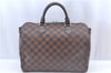 Authentic Louis Vuitton Damier Speedy Bandouliere 30 Hand Bag N41367 LV J9641