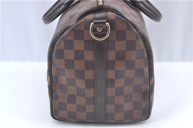 Authentic Louis Vuitton Damier Speedy Bandouliere 30 Hand Bag N41367 LV J9641