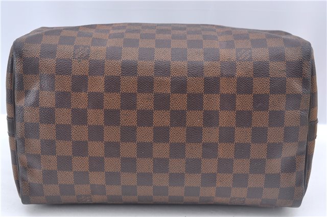 Authentic Louis Vuitton Damier Speedy Bandouliere 30 Hand Bag N41367 LV J9641