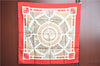 Authentic HERMES Carre 90 Scarf "le songe de poliphile" Silk Red Box J9645