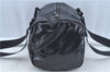 Authentic CHANEL Sports Line CC Logo Shoulder Boston Bag PVC Nylon Black J9647