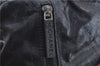 Authentic CHANEL Sports Line CC Logo Shoulder Boston Bag PVC Nylon Black J9647