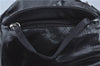 Authentic CHANEL Sports Line CC Logo Shoulder Boston Bag PVC Nylon Black J9647