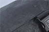 Authentic CHANEL Sports Line CC Logo Shoulder Boston Bag PVC Nylon Black J9647