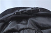Authentic CHANEL Sports Line CC Logo Shoulder Boston Bag PVC Nylon Black J9647