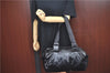Authentic CHANEL Sports Line CC Logo Shoulder Boston Bag PVC Nylon Black J9647