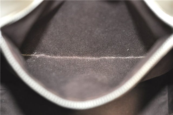 Authentic GUCCI Shoulder Tote Bag Purse GG Canvas Leather 107757 White J9650