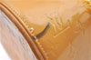 Authentic Louis Vuitton Vernis Bedford Hand Bag Yellow M91006 LV Junk J9652