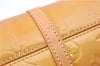 Authentic Louis Vuitton Vernis Bedford Hand Bag Yellow M91006 LV Junk J9652