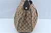 Authentic GUCCI Sukey Shoulder Tote Bag GG Canvas Leather 362726 Brown J9656
