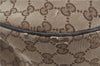 Authentic GUCCI Sukey Shoulder Tote Bag GG Canvas Leather 362726 Brown J9656