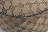 Authentic GUCCI Sukey Shoulder Tote Bag GG Canvas Leather 362726 Brown J9656