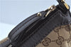 Authentic GUCCI Sukey Shoulder Tote Bag GG Canvas Leather 362726 Brown J9656