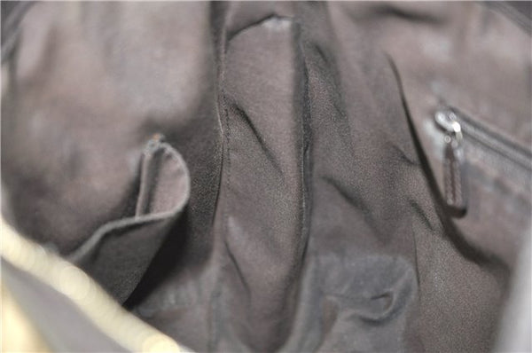 Authentic GUCCI Sukey Shoulder Tote Bag GG Canvas Leather 362726 Brown J9656