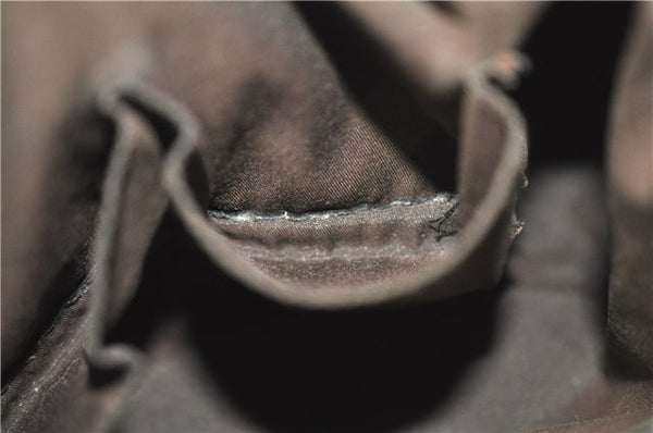 Authentic GUCCI Sukey Shoulder Tote Bag GG Canvas Leather 362726 Brown J9656