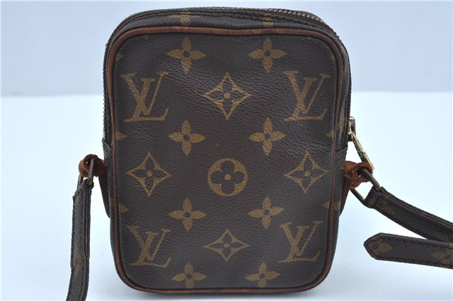 Auth Louis Vuitton Monogram Mini Poche Danube Shoulder Cross Bag M45268 LV J9663