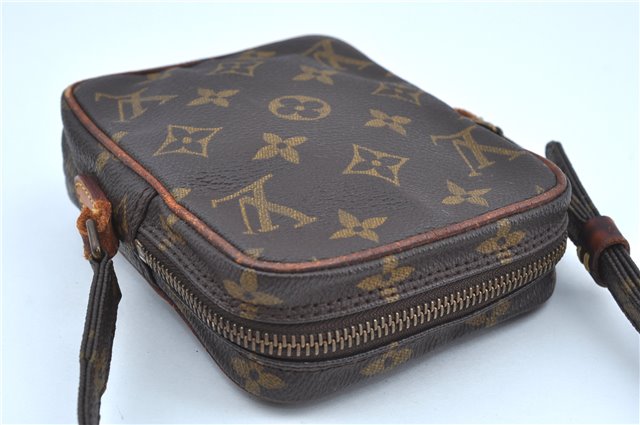 Auth Louis Vuitton Monogram Mini Poche Danube Shoulder Cross Bag M45268 LV J9663