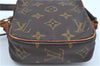 Auth Louis Vuitton Monogram Mini Poche Danube Shoulder Cross Bag M45268 LV J9663