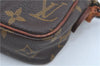 Auth Louis Vuitton Monogram Mini Poche Danube Shoulder Cross Bag M45268 LV J9663