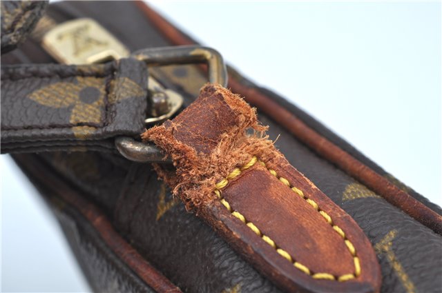 Auth Louis Vuitton Monogram Mini Poche Danube Shoulder Cross Bag M45268 LV J9663