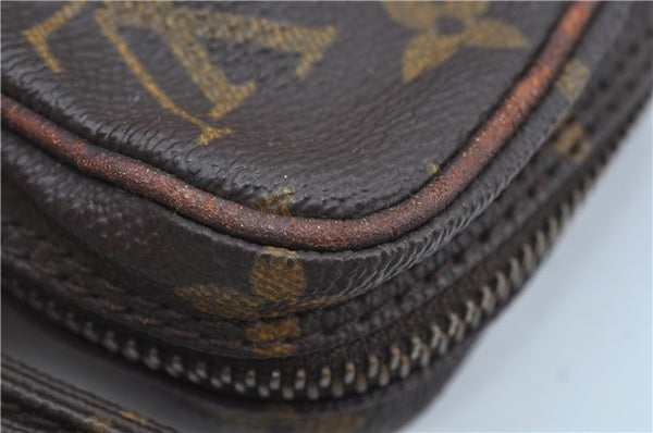 Auth Louis Vuitton Monogram Mini Poche Danube Shoulder Cross Bag M45268 LV J9663