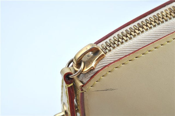 Authentic Louis Vuitton Suhali Lockit MM Hand Bag White Ivory M91874 LV J9667