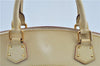 Authentic Louis Vuitton Suhali Lockit MM Hand Bag White Ivory M91874 LV J9667