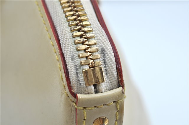 Authentic Louis Vuitton Suhali Lockit MM Hand Bag White Ivory M91874 LV J9667