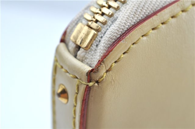 Authentic Louis Vuitton Suhali Lockit MM Hand Bag White Ivory M91874 LV J9667