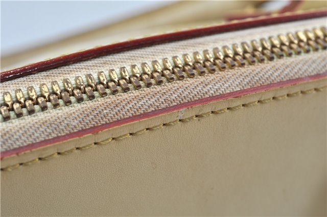 Authentic Louis Vuitton Suhali Lockit MM Hand Bag White Ivory M91874 LV J9667