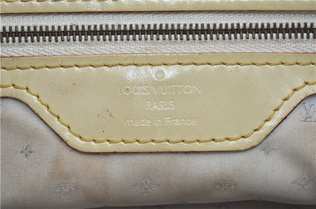 Authentic Louis Vuitton Suhali Lockit MM Hand Bag White Ivory M91874 LV J9667