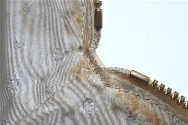 Authentic Louis Vuitton Suhali Lockit MM Hand Bag White Ivory M91874 LV J9667