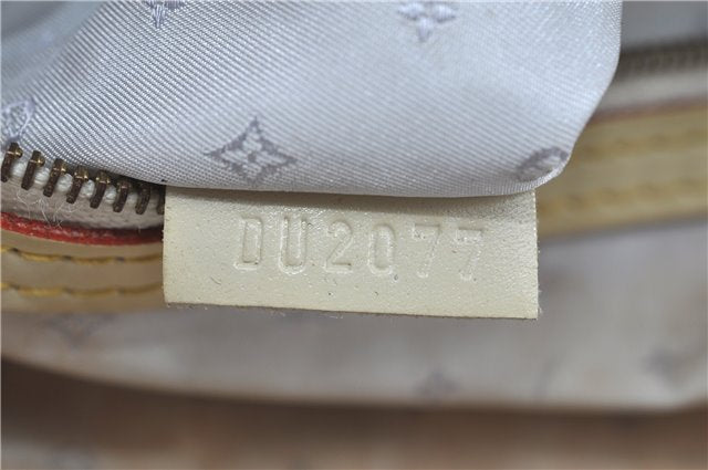 Authentic Louis Vuitton Suhali Lockit MM Hand Bag White Ivory M91874 LV J9667