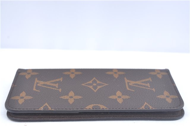 Authentic Louis Vuitton Monogram Folio Iphone 8 Case M61905 LV J9668