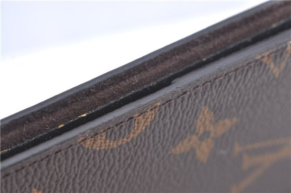 Authentic Louis Vuitton Monogram Folio Iphone 8 Case M61905 LV J9668