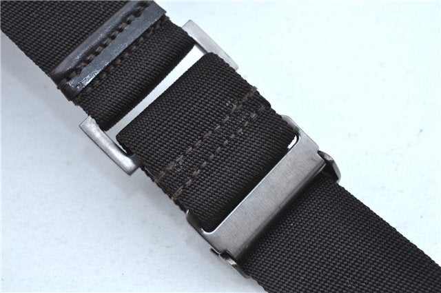 Authentic GUCCI Shoulder Cross Body Bag Nylon Leather 0013311 Khaki Green J9669