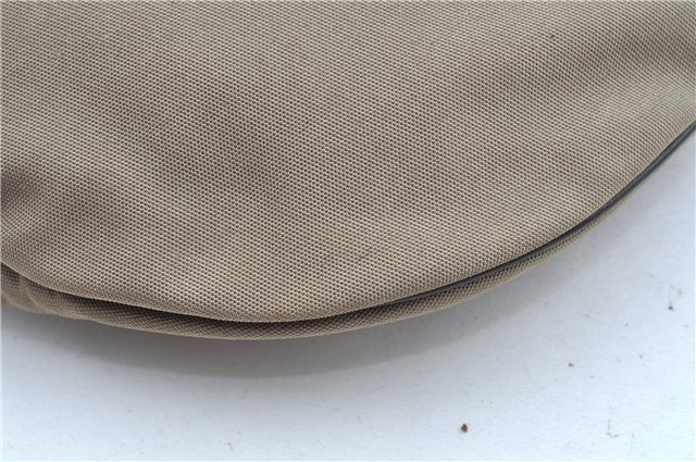 Authentic GUCCI Shoulder Cross Body Bag Nylon Leather 0013311 Khaki Green J9669