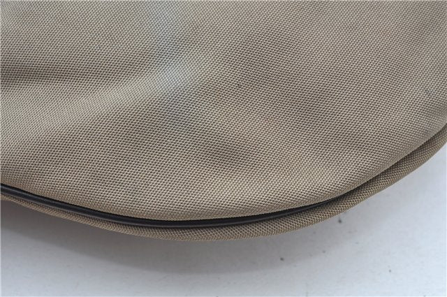 Authentic GUCCI Shoulder Cross Body Bag Nylon Leather 0013311 Khaki Green J9669