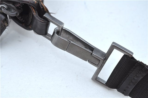 Authentic GUCCI Shoulder Cross Body Bag Nylon Leather 0013311 Khaki Green J9669