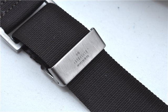 Authentic GUCCI Shoulder Cross Body Bag Nylon Leather 0013311 Khaki Green J9669