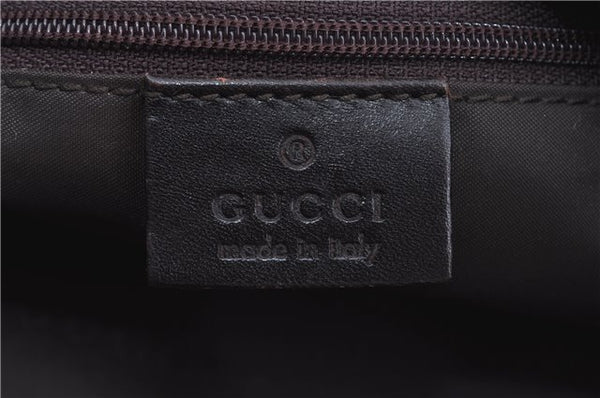 Authentic GUCCI Shoulder Cross Body Bag Nylon Leather 0013311 Khaki Green J9669