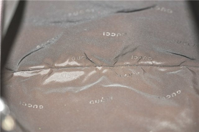 Authentic GUCCI Shoulder Cross Body Bag Nylon Leather 0013311 Khaki Green J9669