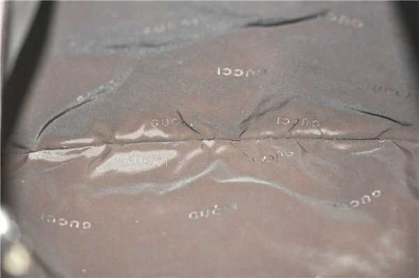 Authentic GUCCI Shoulder Cross Body Bag Nylon Leather 0013311 Khaki Green J9669