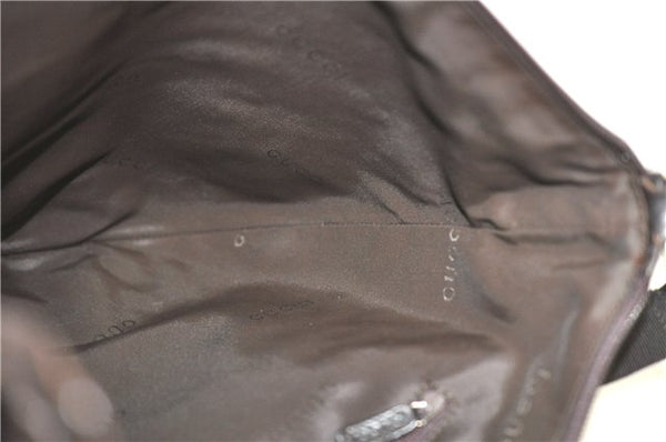 Authentic GUCCI Shoulder Cross Body Bag Nylon Leather 0013311 Khaki Green J9669