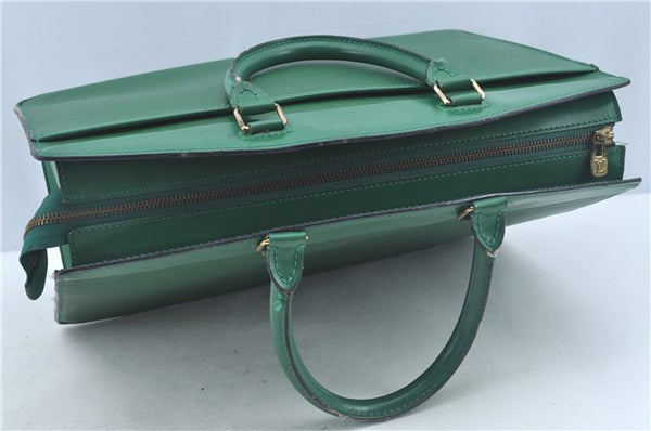 Authentic Louis Vuitton Epi Riviera Hand Bag Purse Green M48184 LV J9670