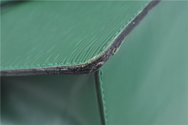 Authentic Louis Vuitton Epi Riviera Hand Bag Purse Green M48184 LV J9670