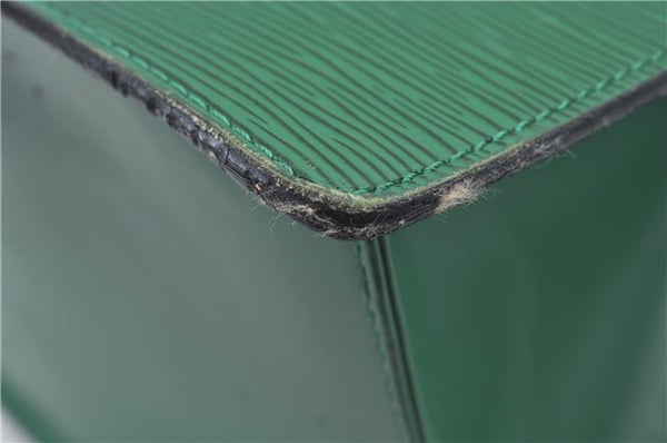 Authentic Louis Vuitton Epi Riviera Hand Bag Purse Green M48184 LV J9670